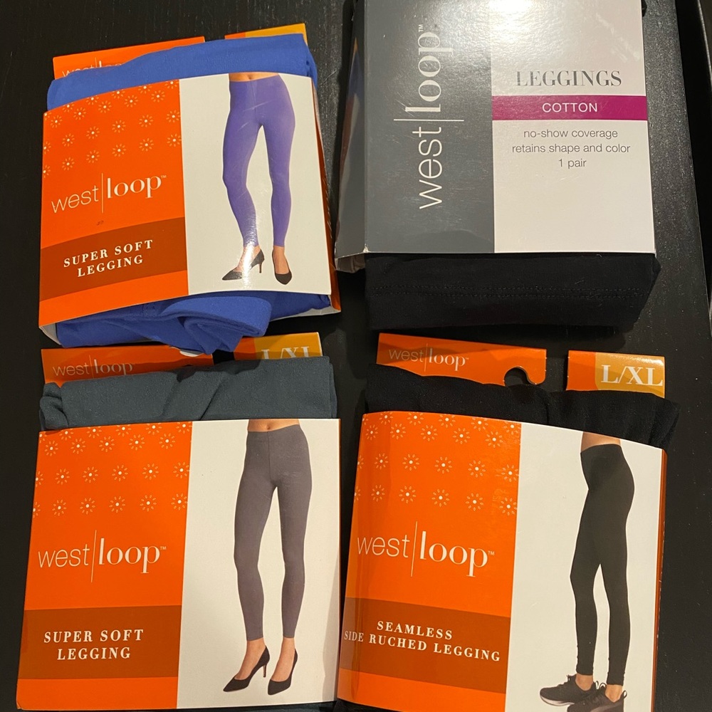 Bundle of 4 leggings size L/xL